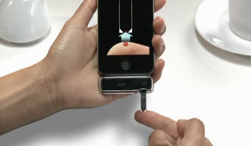 This smartphone case monitors blood sugar levels on the go