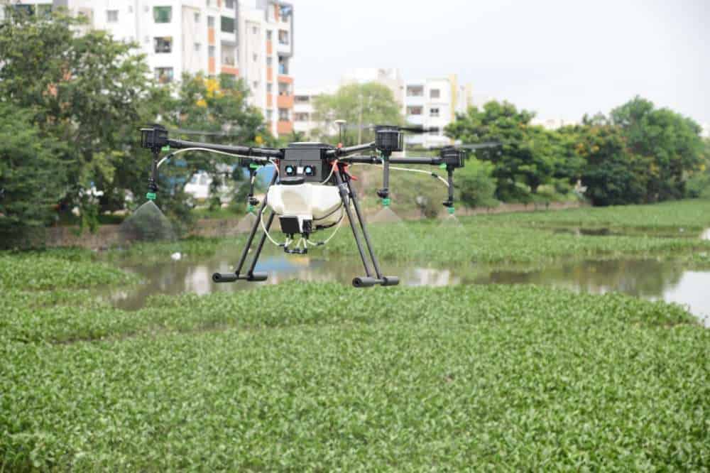 Hyderabad: Drones to the rescue of Gurunadham Lake