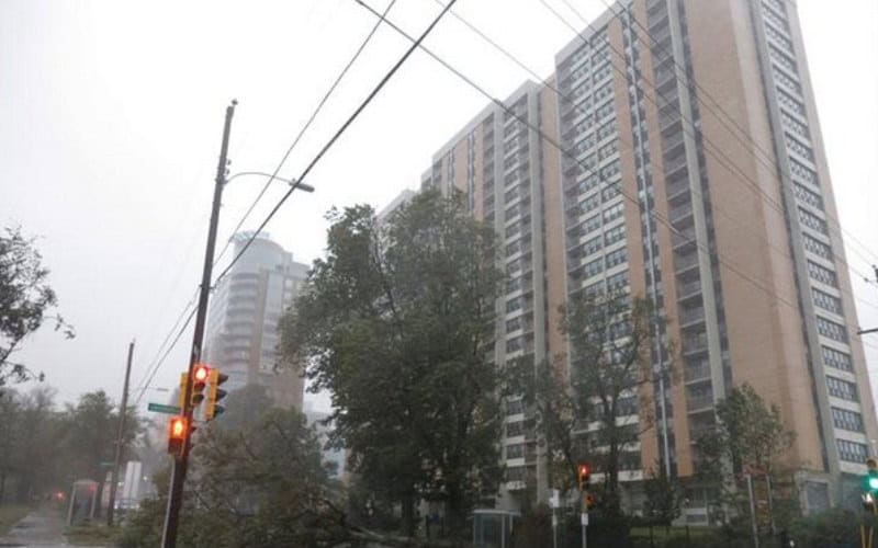 Hurricane Dorian makes landfall in Canada