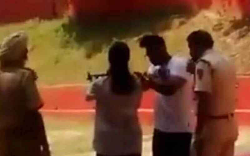 Delhi cop suspended for training children at shooting range