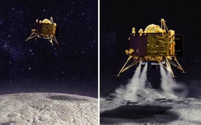 "India may have lost contact with moon on hard landing"