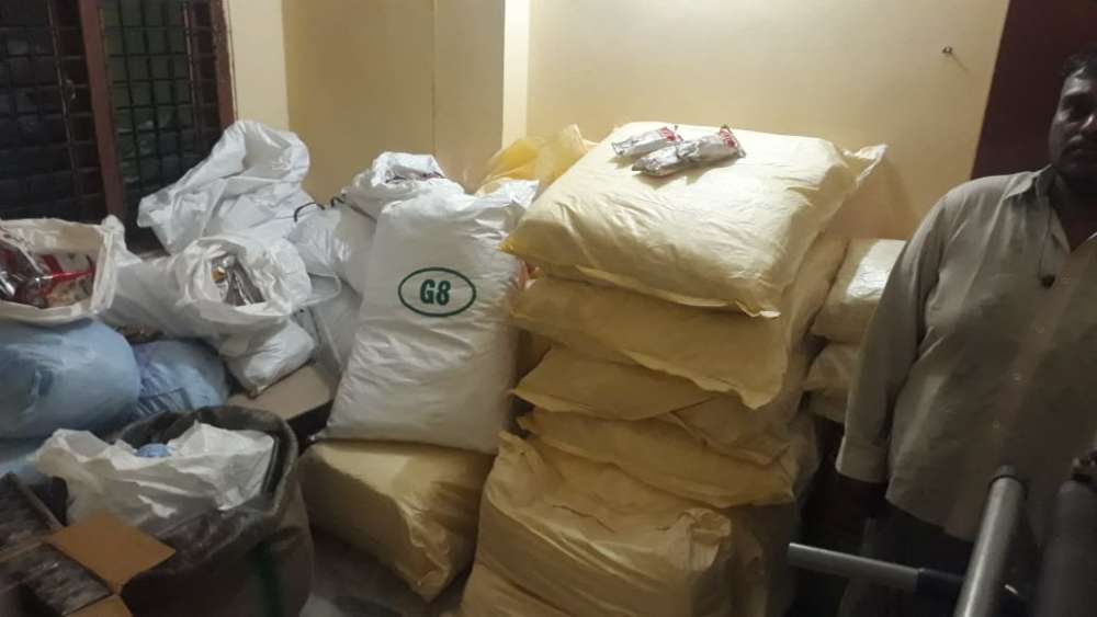 Tobacco worth Rs.10 Lakh seized in Hyderabad