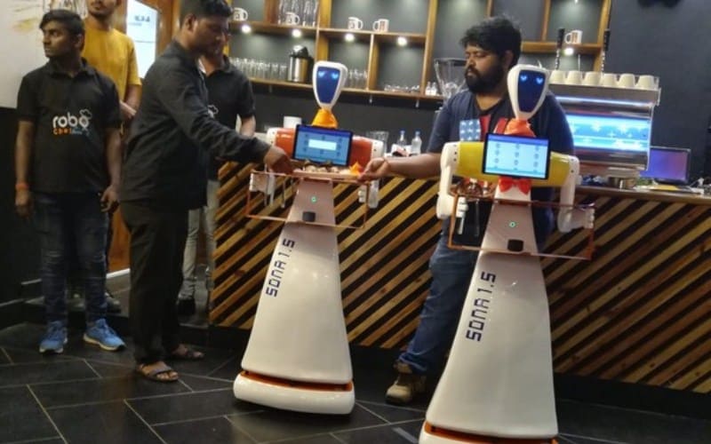 Made in India robots to serve food at Bhubaneswar restaurant