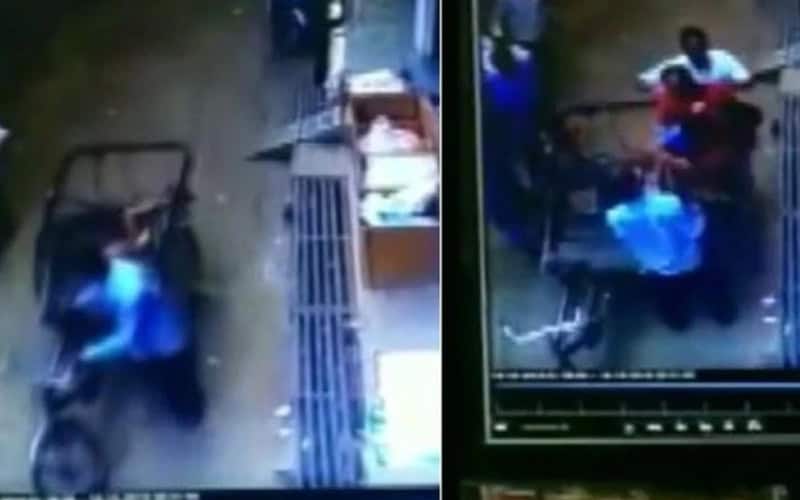Miraculous fall: 3YO safe after landing into passing rickshaw