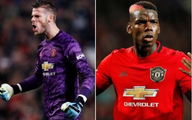 David and Paul Pogba to miss Manchester's United next match