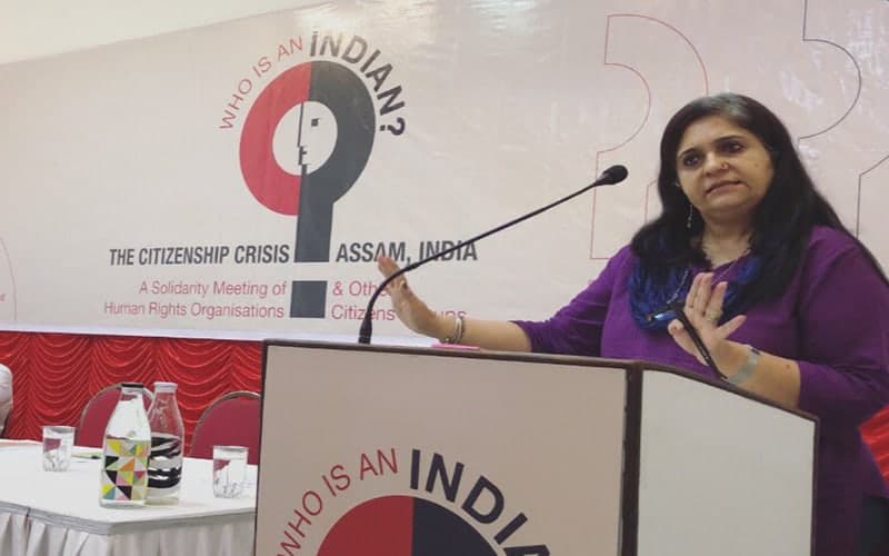 NRC and its solution: Teesta holds public meeting at Siasat