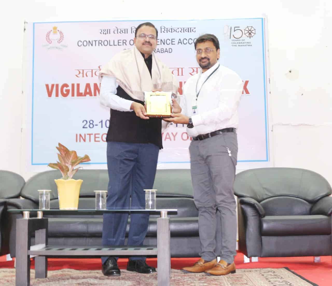 Vigilance week being observed at CDA Secunderabad