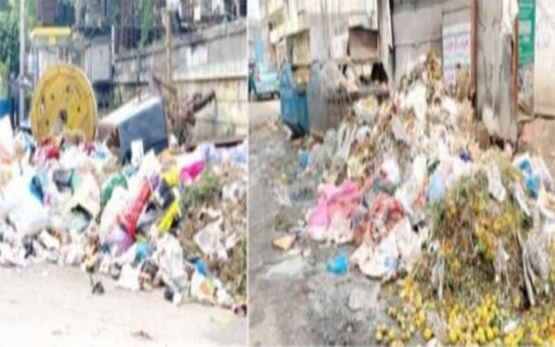 Hyderabad: Major city roads turned into dustbins