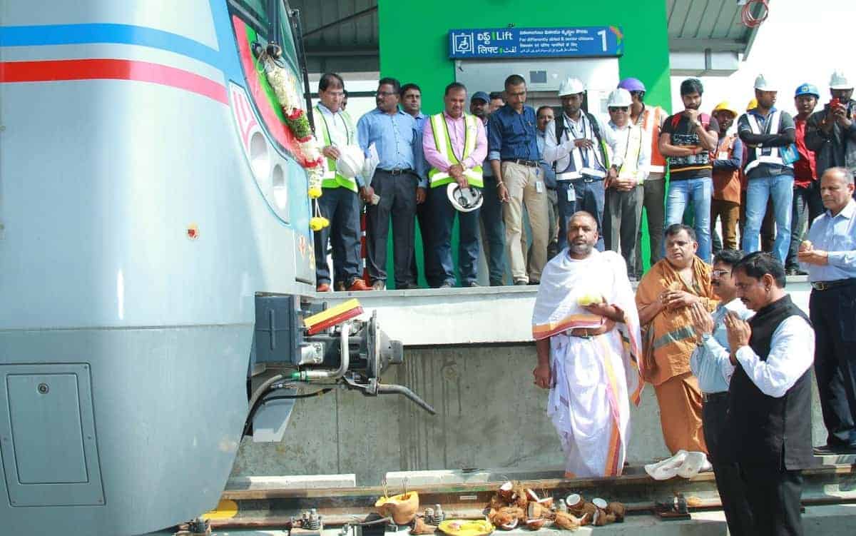 Hyderabad Metro starts trial run in JBS-MGBS corridor