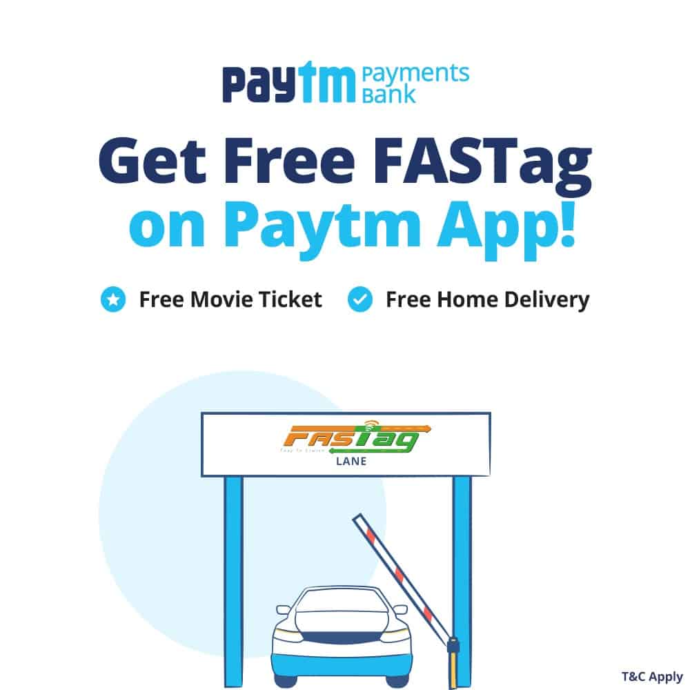 FASTag necessary from Dec 1
