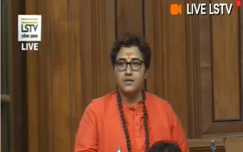 Pragya Thakur refers to Godse as 'deshbhakt' in Lok Sabha