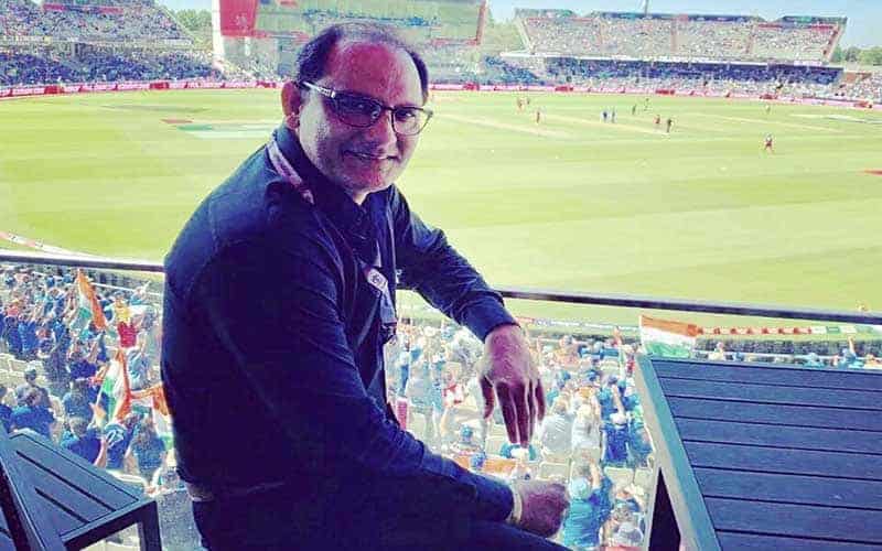 'Azharuddin Stand' in Rajiv Gandhi Stadium