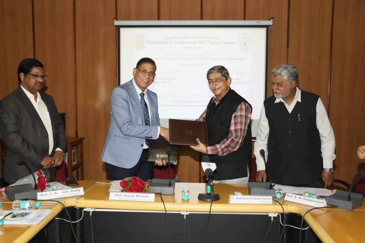 MANUU – NALSAR sign MoU to develop e-content for MOOCs