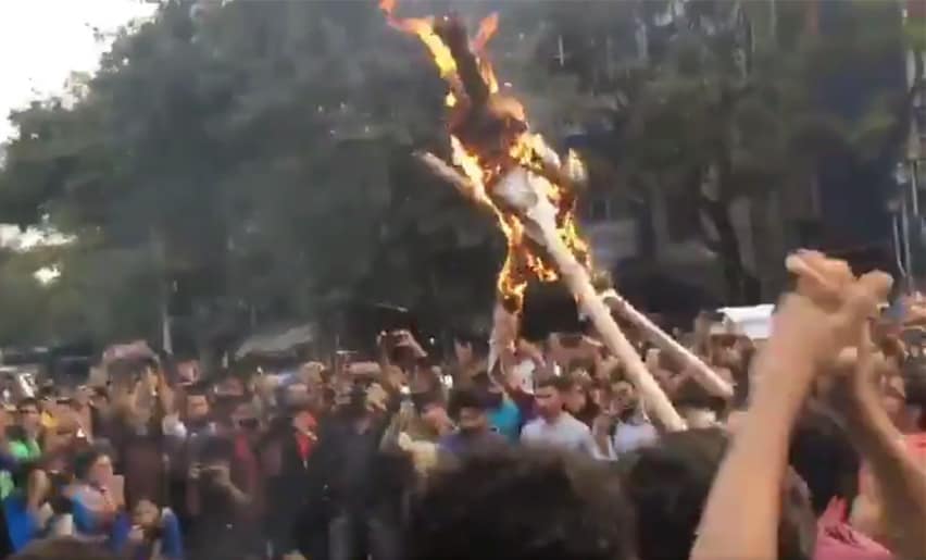 Jadavpur University protest against CAA-NRC