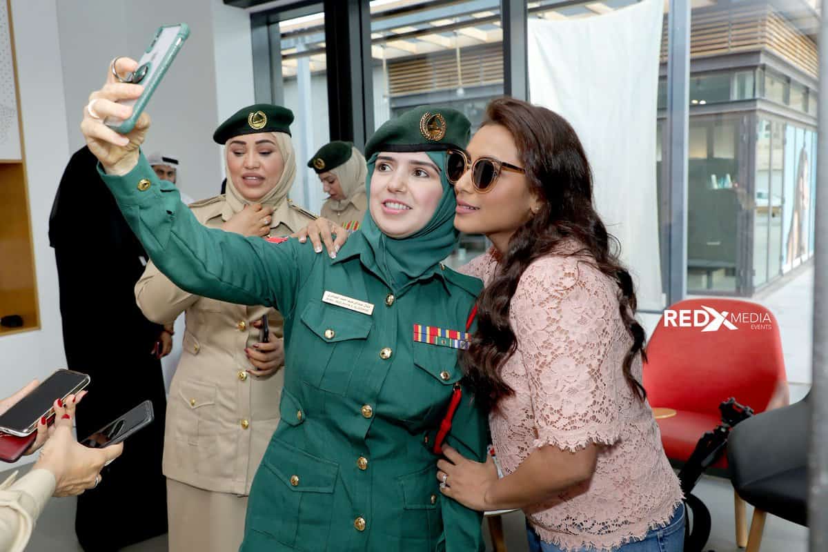 rani mukerji with dubai police