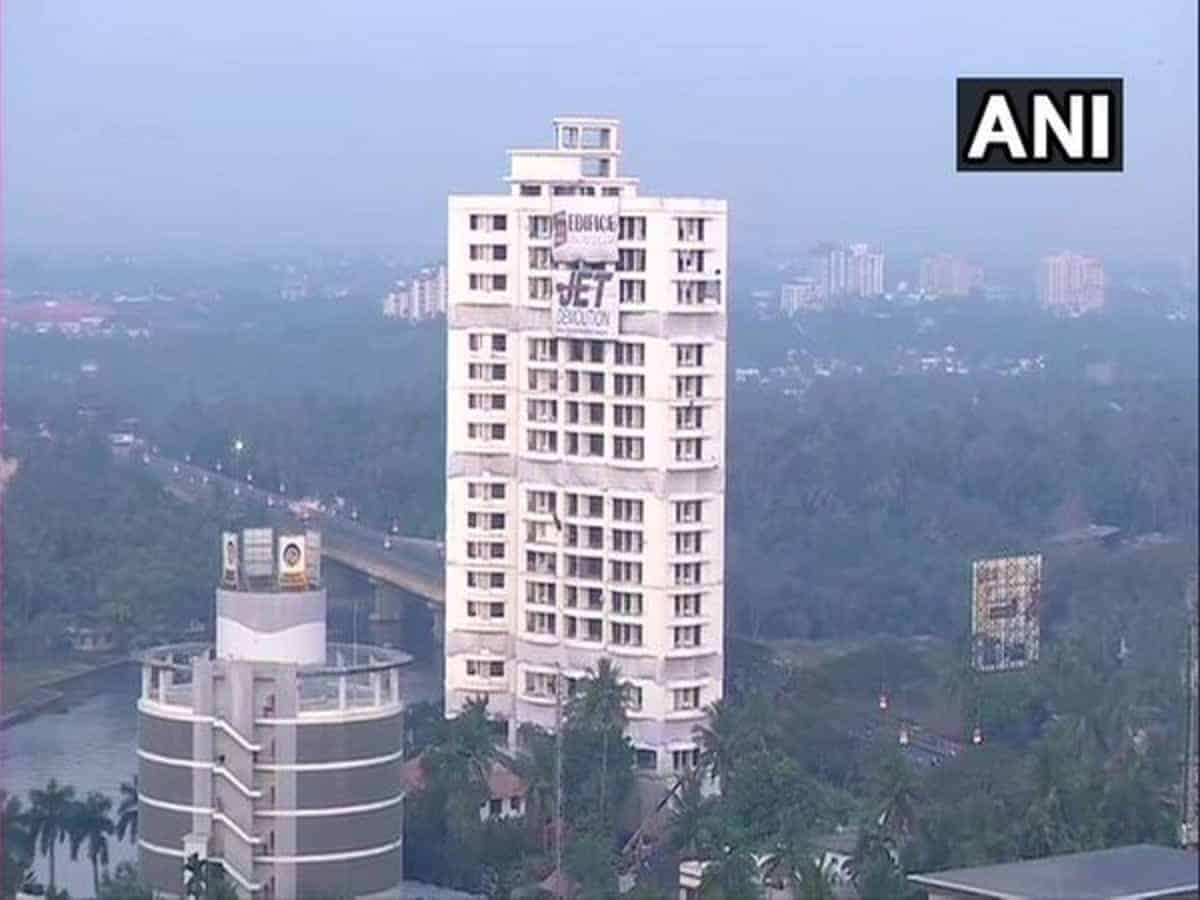 Two Maradu residential apartments set to be demolished in gap of 5 minutes