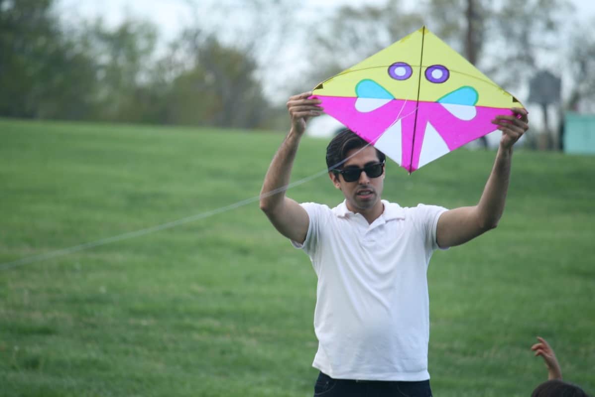Patangs fill the skies of Washington on Sankranti