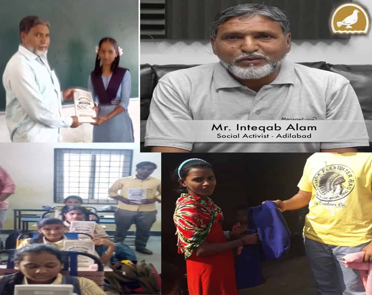 Siasat’s Kapda Bank distributes dresses in Adilabad and Nizambad