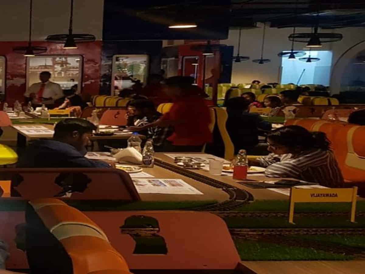Train-theme based restaurant gaining popularity in Hyderabad
