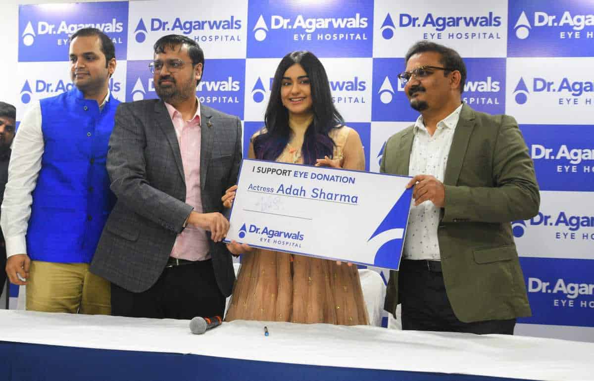 Adah Sharma pledge to donate eyes