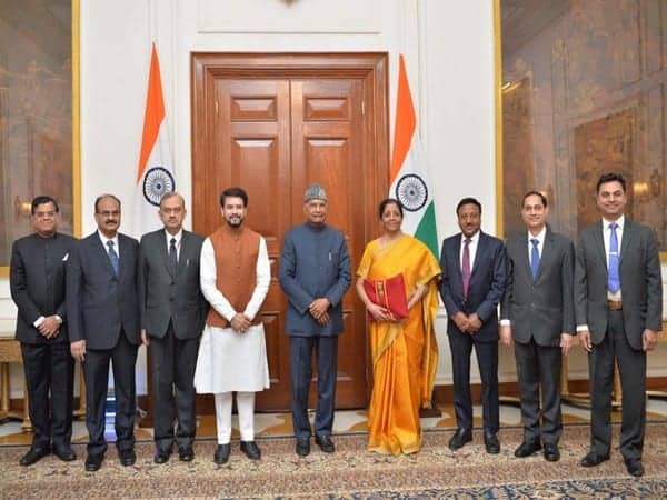 Ramnath Kovind and Nirmala Sitharaman