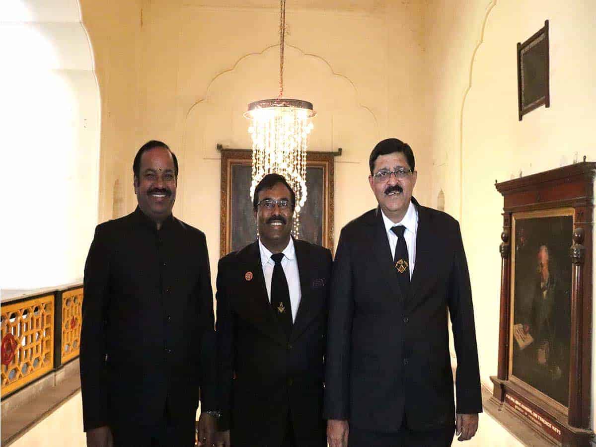 Three new Freemason leaders for Telangana area appointed