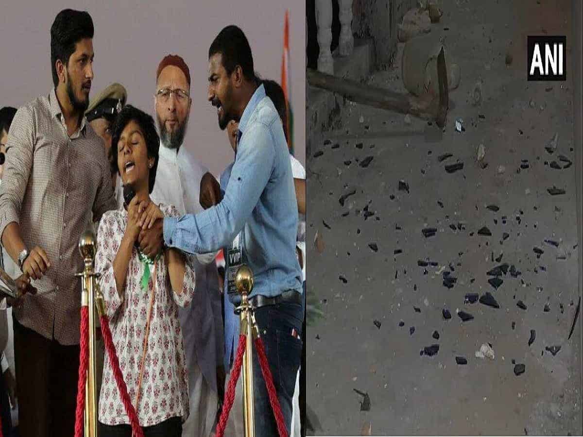 Pro-pakistan sloganeer Amulya Leonas house vandalised in Karnataka