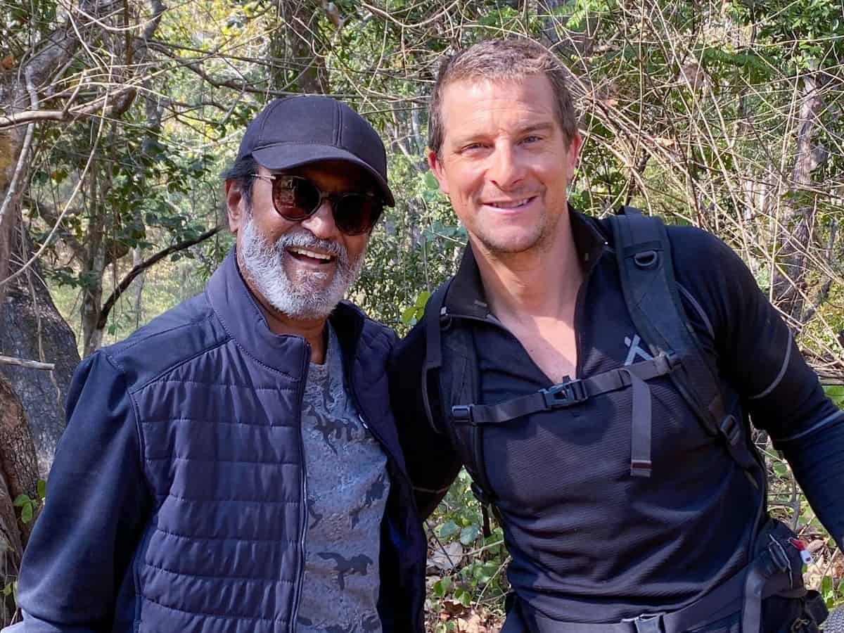 Rajnikanth bear Grylls