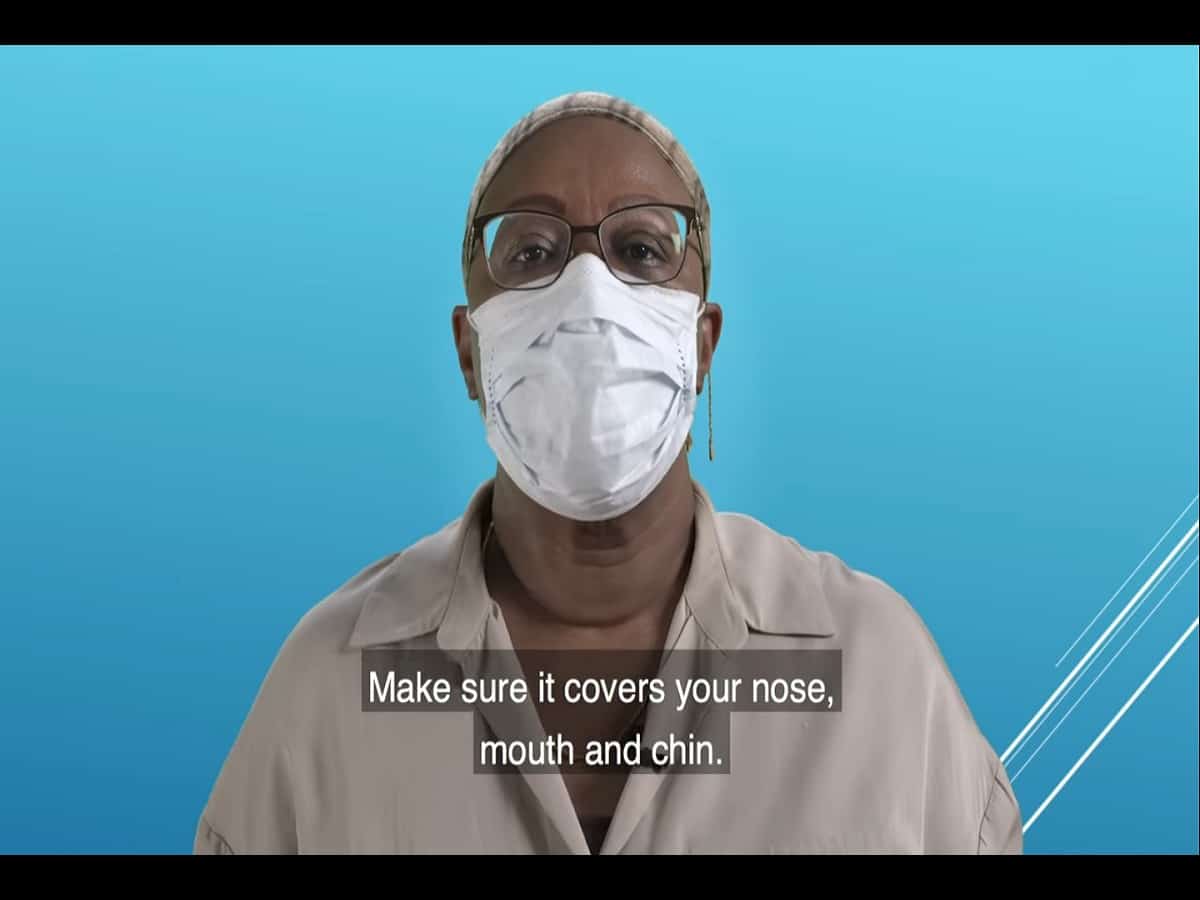 WHO explains how to wear masks