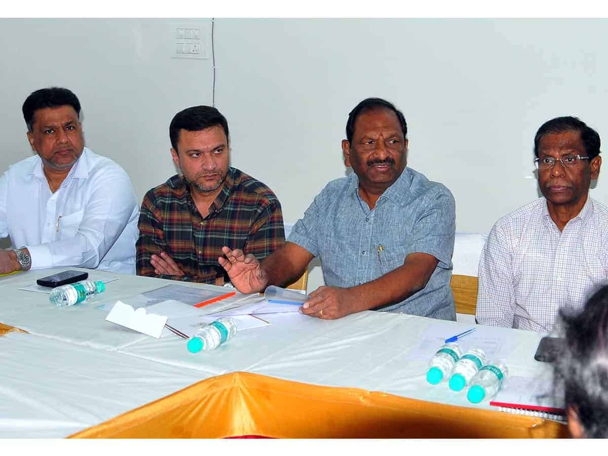 Akbar Owaisi, officials meet Minister of Minorities welfare