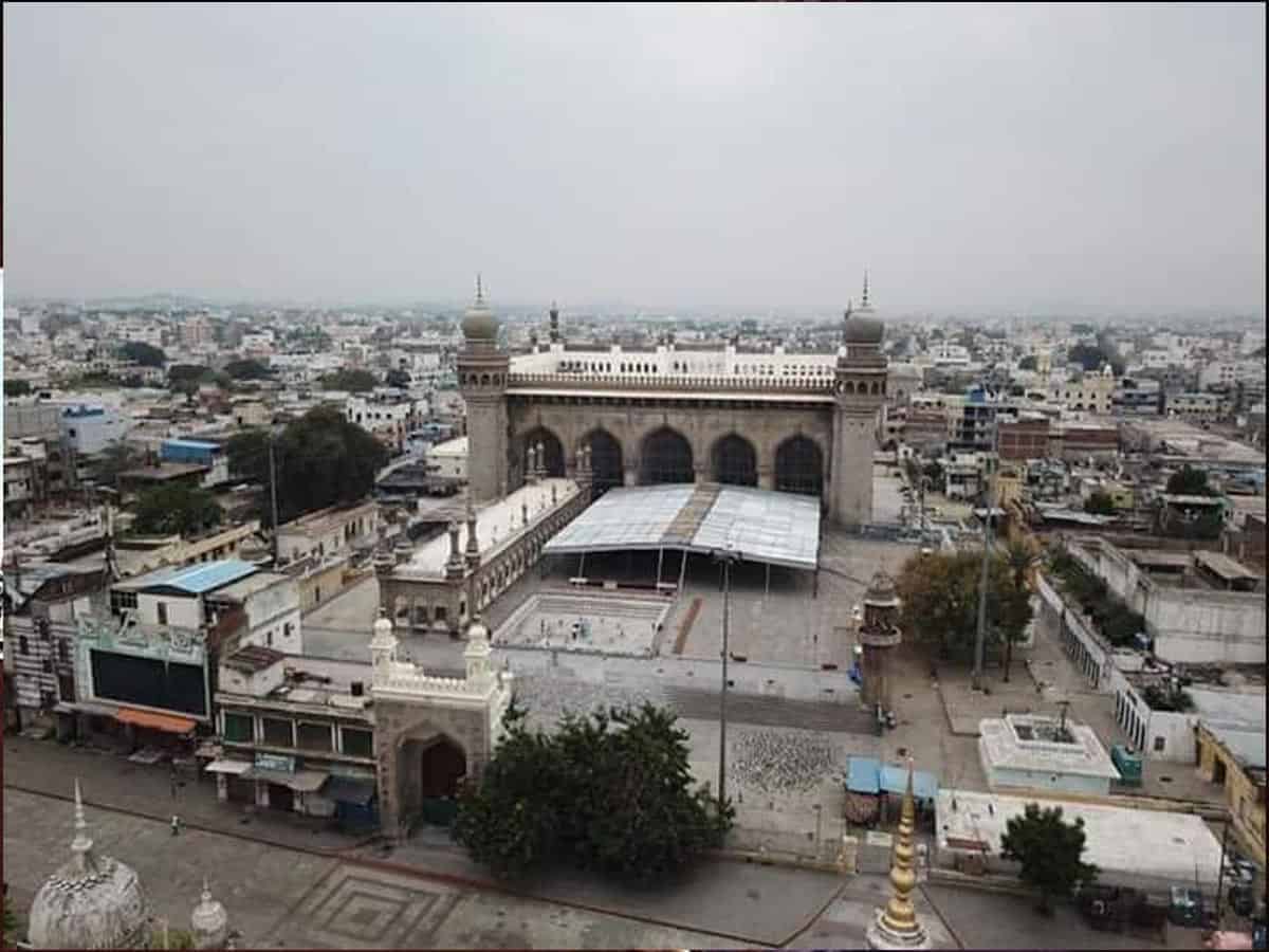 Hyderabad Lockdown view from the sky