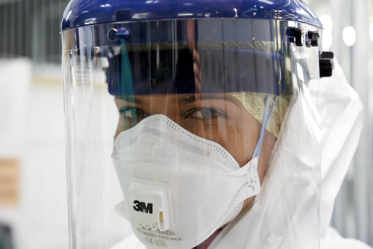 Private doctors donate PPE kits to Govt Hospital at Mancherial