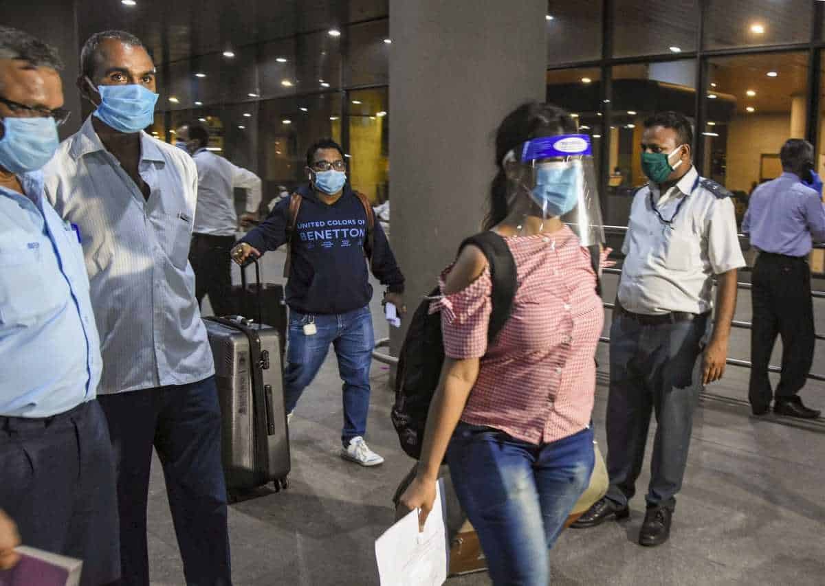 Photos: Stranded Indians arrive in Mumbai