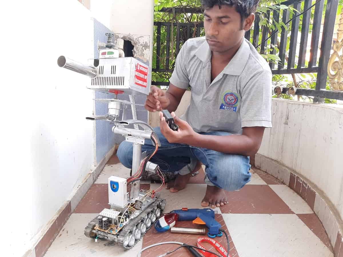 Ashoka Institute of Technology, Varanasi comes up with a robot