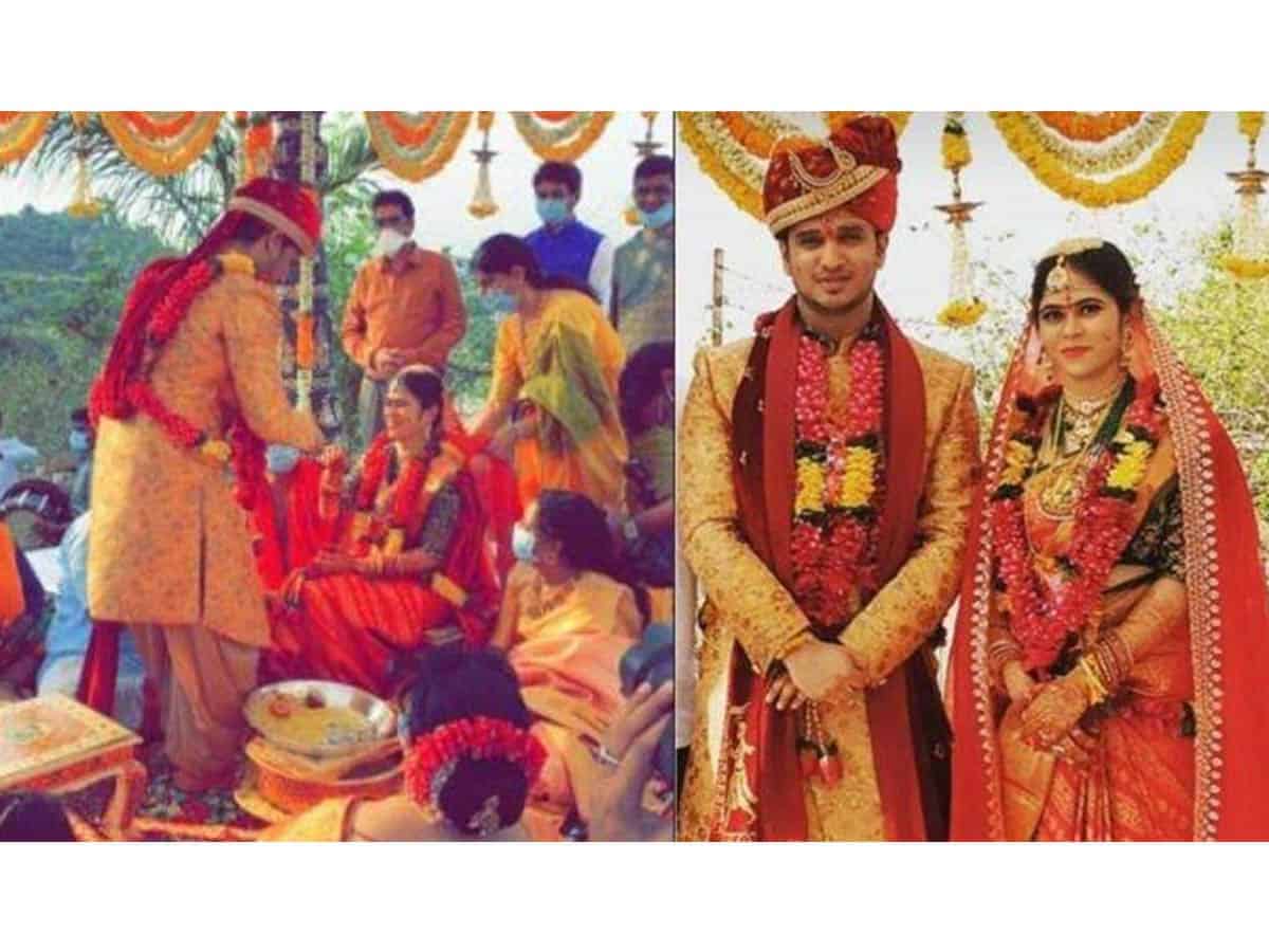 Actor Nikhil Siddhartha gets married amid COVID-19 lockdown