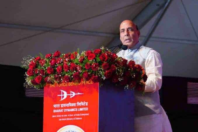Defence Minister Rajnath Singh