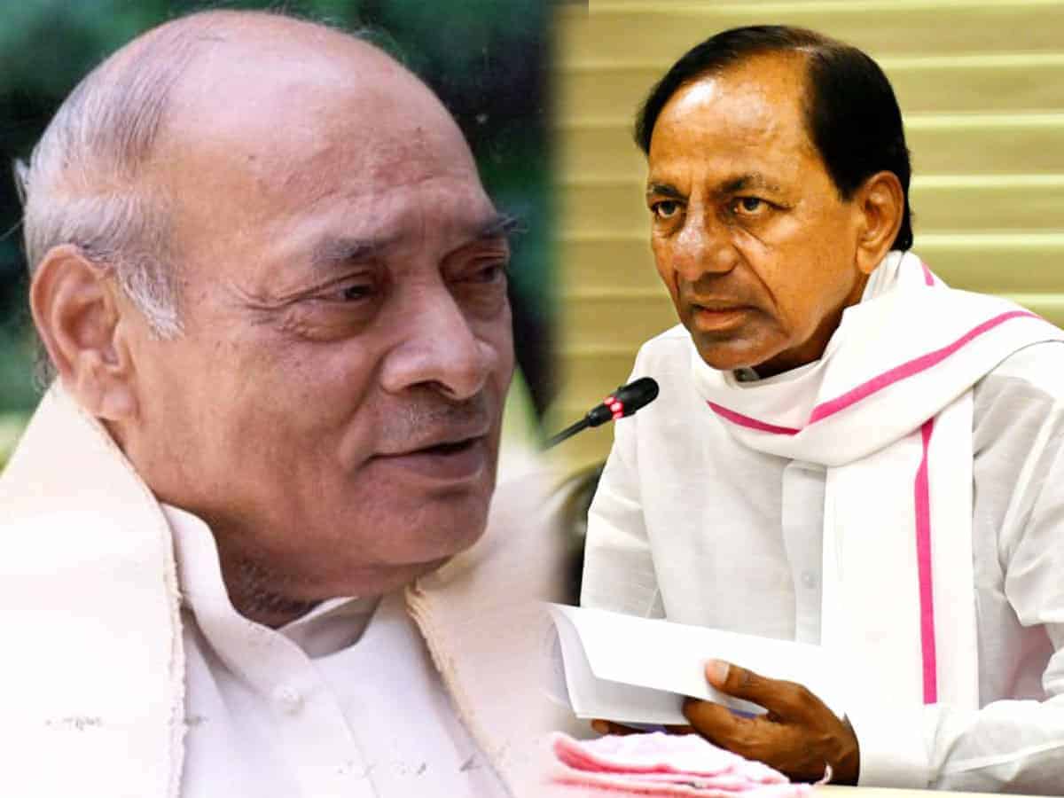 KCR and PV Narsimha Rao