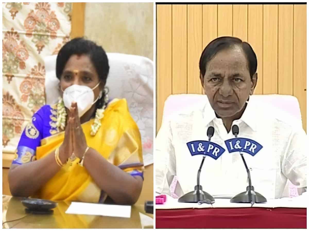Telangana governor, CM