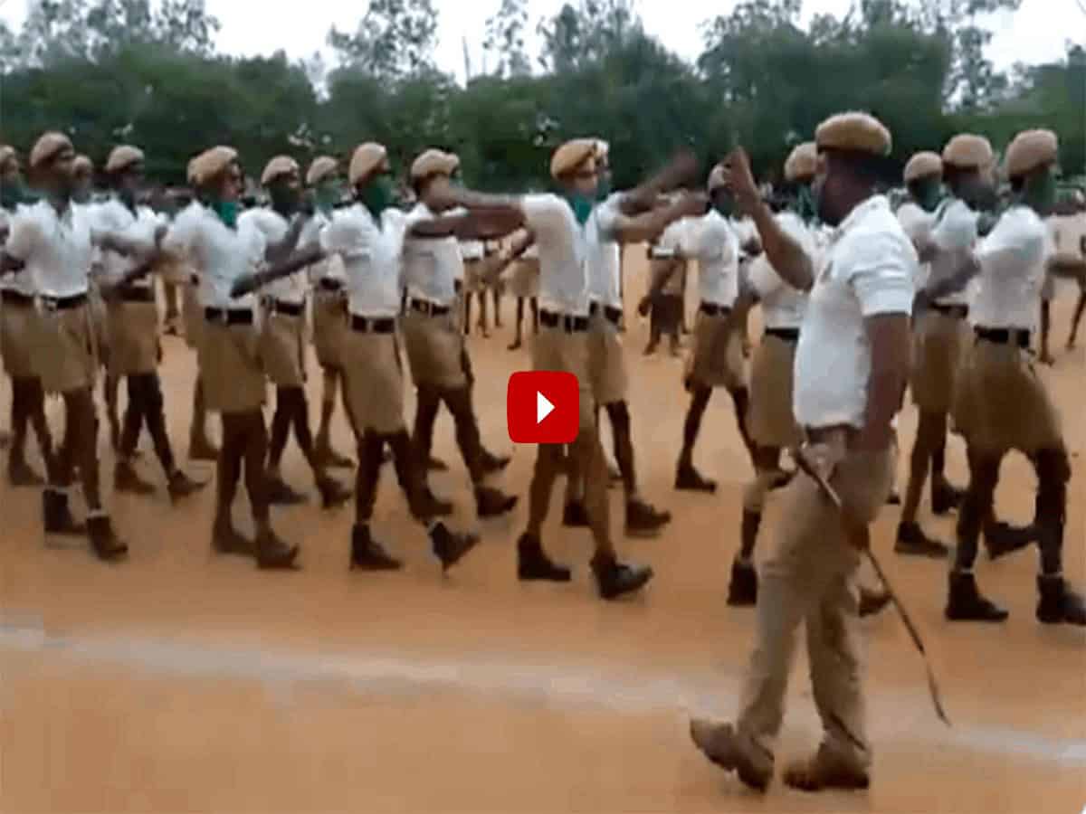 police drill