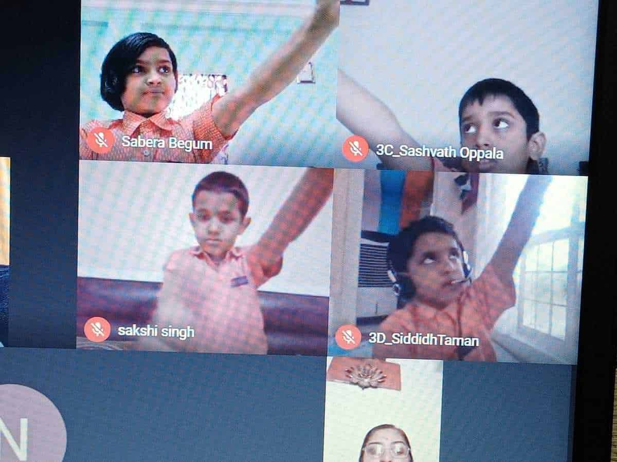 Hyderabad's school introduces eye yoga for digital eye strain