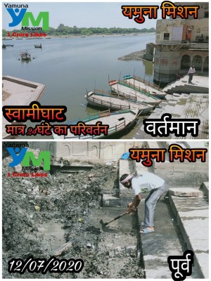 Green crusader helps revive Yamuna river in Mathura