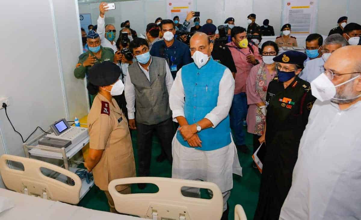 Hospital with 1000 beds, 250 of for ICU, operational from today