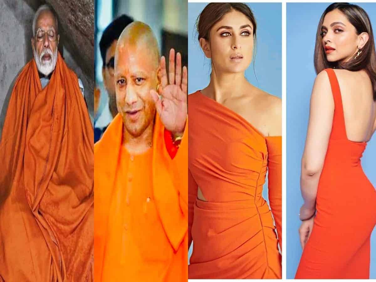 orange dress
