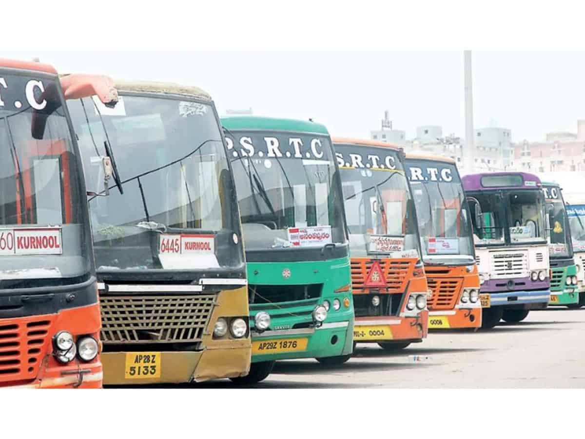 T'gana RTC staff angry over double, single digit salaries