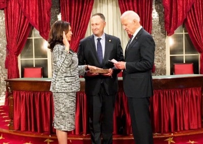 Biden, Harris appear together for 1st time as running mates