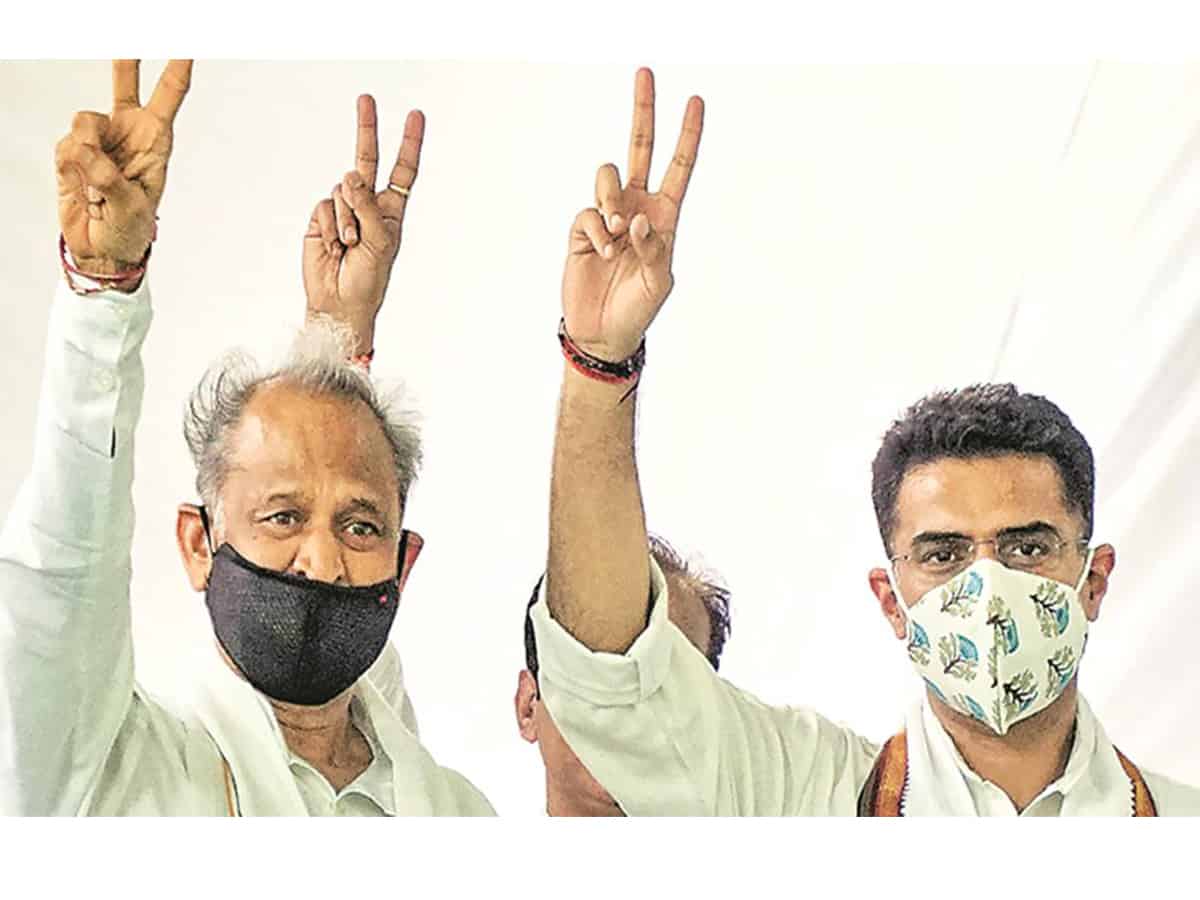 Gehlot government wins vote of confidence in Rajasthan assembly by voice vote