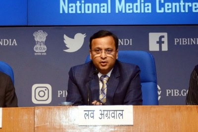 Health Ministry official Lav Agarwal tests Covid-19 positive