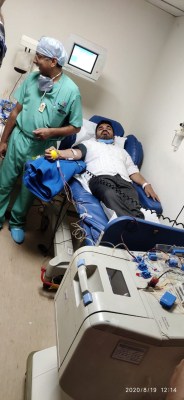 Karnataka Congress MLA donates plasma for Covid patients