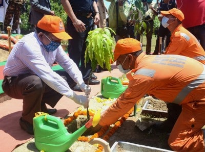 Makeshift hospital inaugurated at NDRF 8th Battalion Centre in Ghaziabad