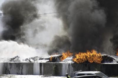 Massive fire breaks out in Texas plastic plant
